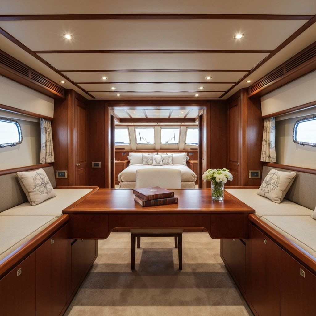 Interieur detailing jacht